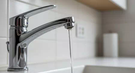 水が出ている水道